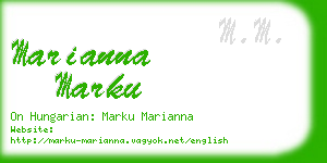 marianna marku business card